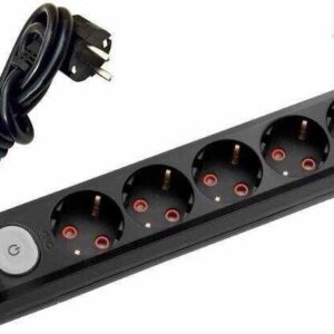 Viko Multi-Let Beşli Grup Priz Anahtar Topraklı 5 Metre Siyah (Çocuk Korumalı) 90137505